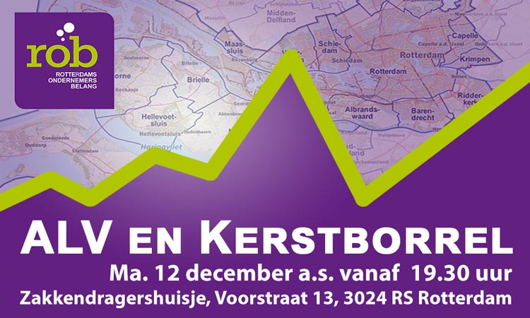 Maandag 12 december a.s.: Algemene Ledenvergadering en kerstborrel