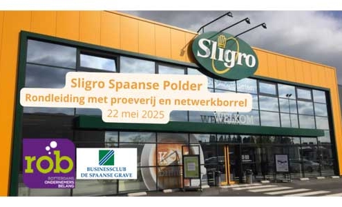 Sligro Spaanse Polder – Rondleiding met proeverij en netwerkborrel - donderdag 22 mei 2025